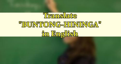 buntong-hininga