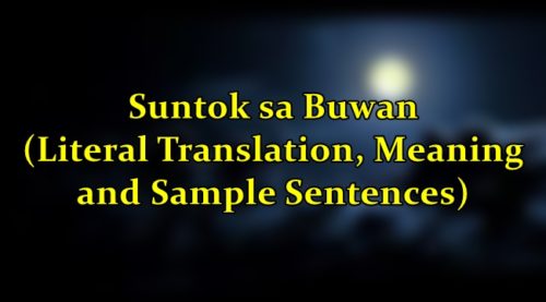 suntok sa buwan