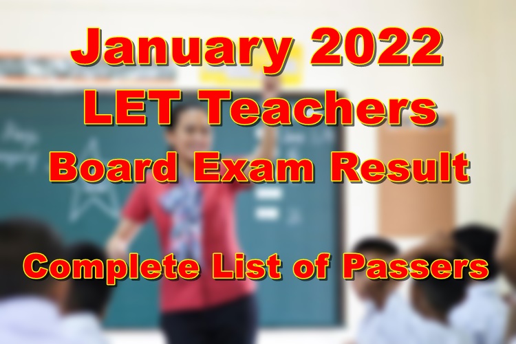 LET Board Exam Result