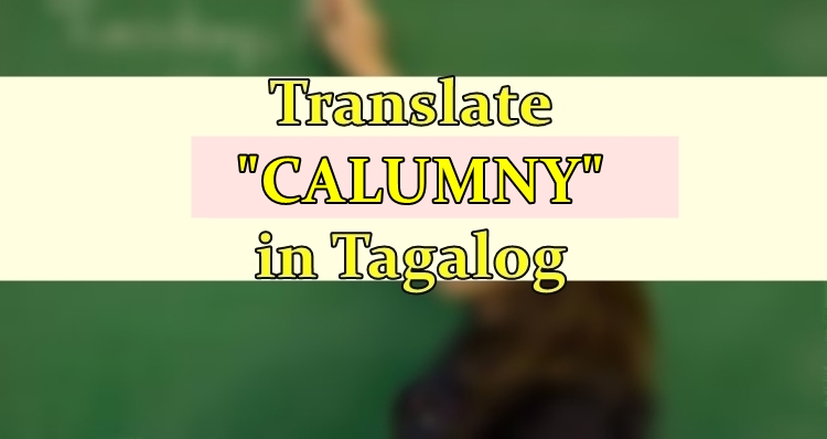 calumny