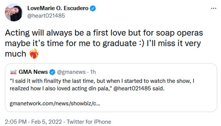 heart evangelista tweet