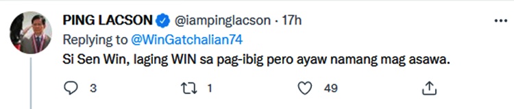 ping lacson comment