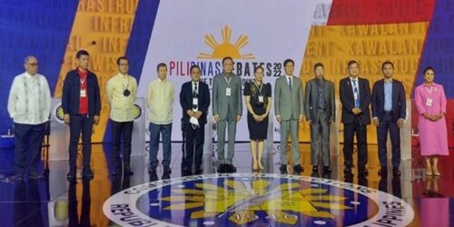 Comelec Debate 2022 Presidential candidates 1