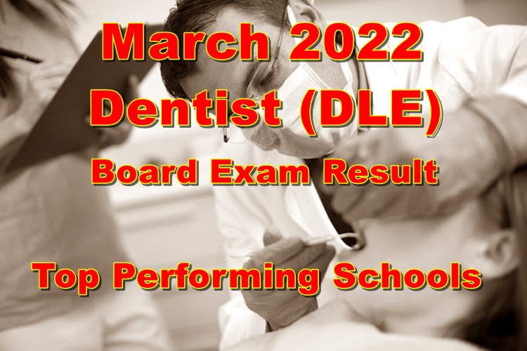 Dentist Board Exam Result March 2022 – DLE Top Performing Schools