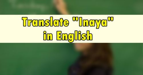 Inaya in English
