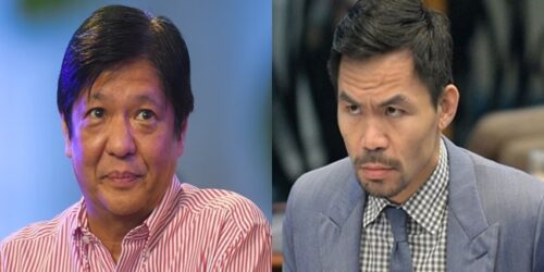 Manny Pacquiao, Bongbong Marcos