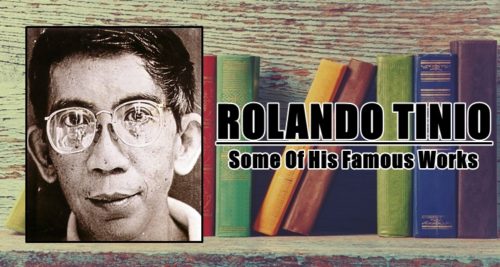 Rolando Tinio Famous Works