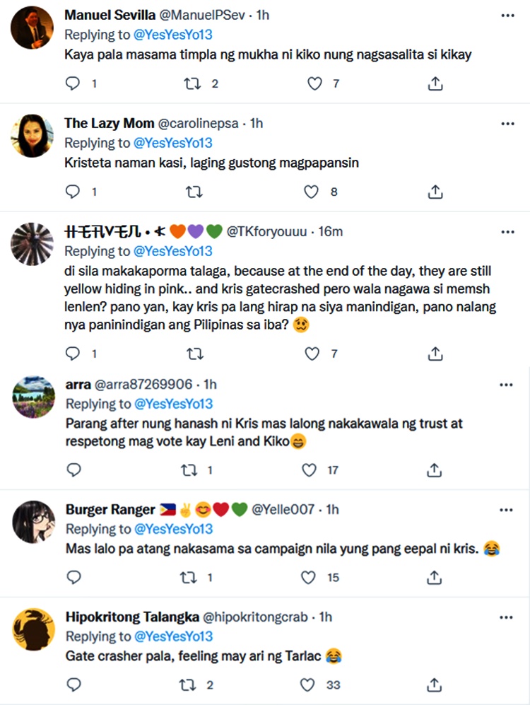 kris aquino comments