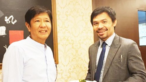 manny pacquiao bongbong marcos