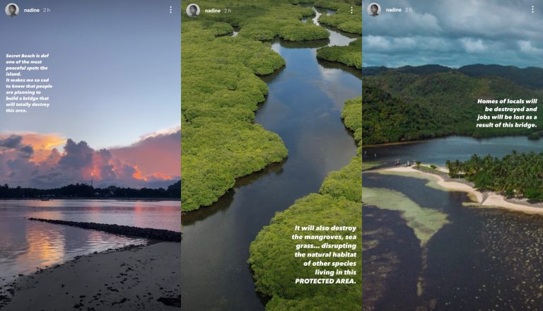 Nadine Lustre Siargao Bridge