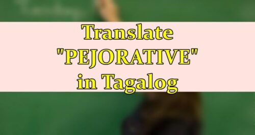 pejorative