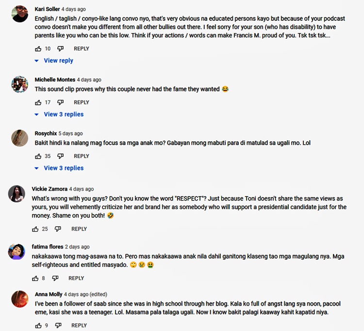 saab magalona jim bacarro comments