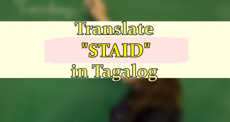 staid