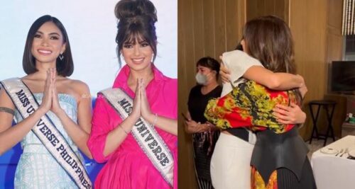 Beatrice Gomez and Harnaaz Sandhu