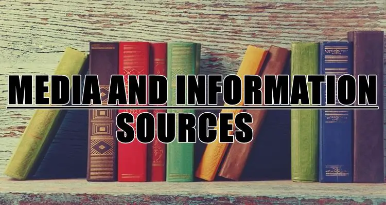 Media and Information SourcesMedia and Information Sources