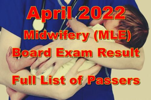 Midwife Board Exam Result 2022