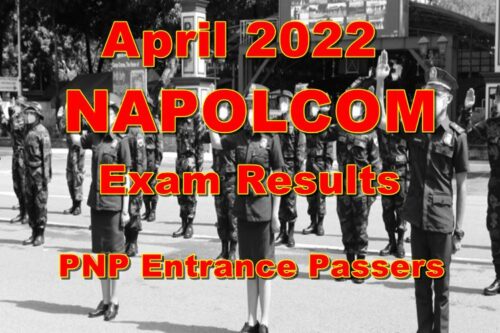 NAPOLCOM Exam Results