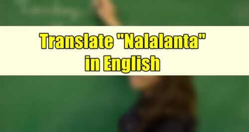 Nalalanta in English