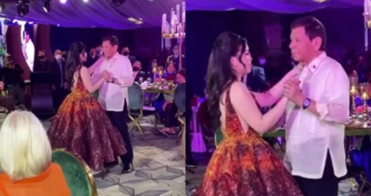 Duterte Dances w/ Daughter Kitty during her 18th Birthday