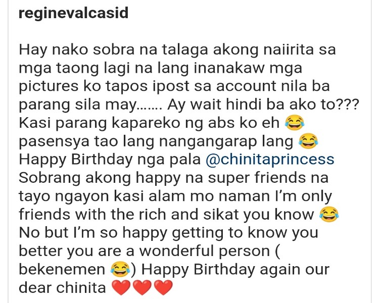 Regine Velasquez Shares Funny Birthday Post For Kim Chiu