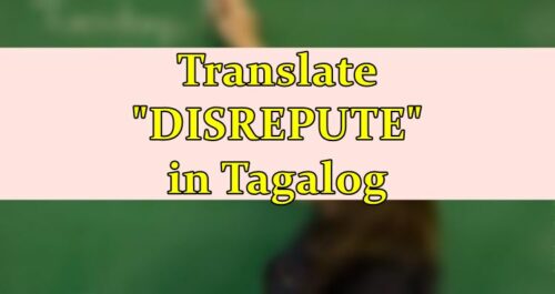 disrepute