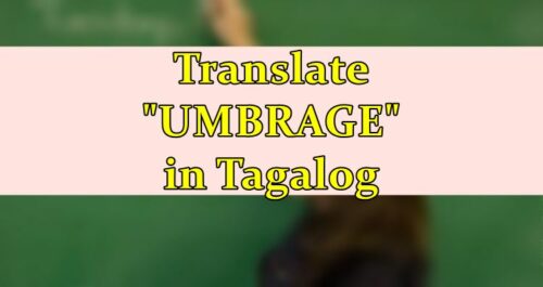 umbrage