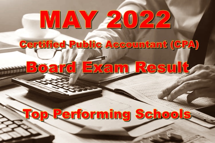 Certified Public Accountant Board Exam Result May 2022 – Top Performing ...