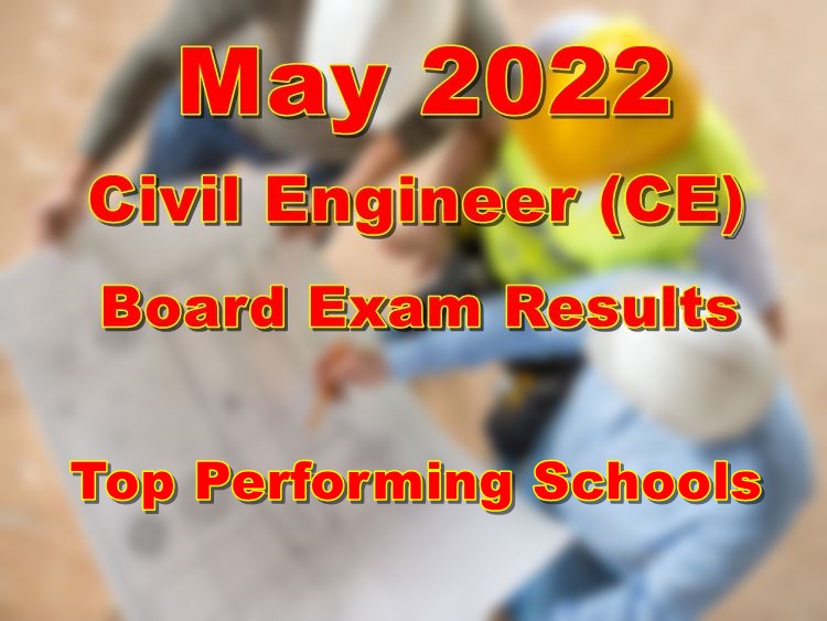 Civil Engineer Board Exam Result May 2022 Top Performing Schools