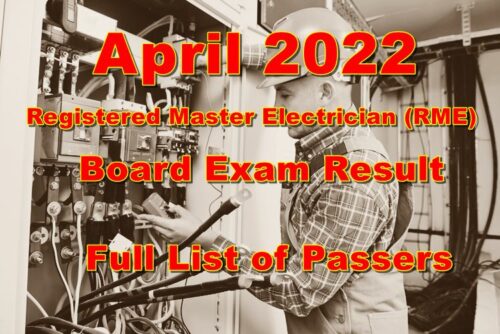 Registered Master Electrician RME
