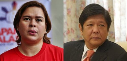 Sara Duterte, Bongbong Marcos