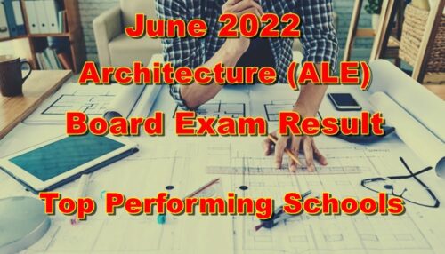 Architect Board Exam Result