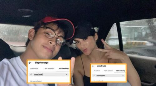 Diego Loyzaga and Franki Russell