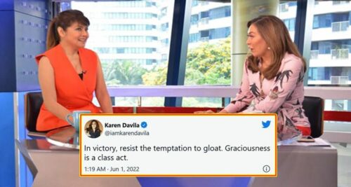 Karen Davila and Imee Marcos