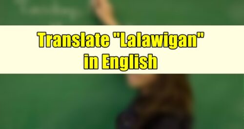 Lalawigan in English