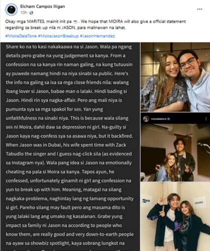 Moira Dela Torre Linked To This Singer Amid Separation W/ Jason Hernandez?