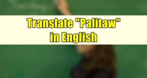 Palitaw in English