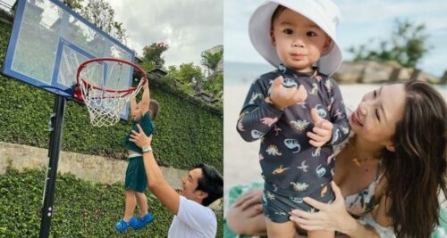 Slater Young and Kryz Uy Son