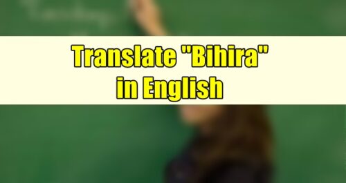 Bihira in English