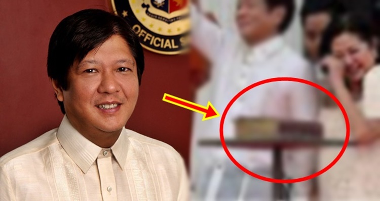 Bongbong Marcos Takes Oath On Bible Used By Late Father During 1965 ...