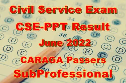 Civil Service Exam Result