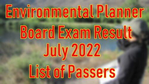 Environmental Planner Board Exam