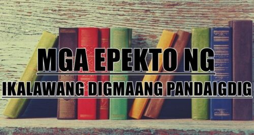 Epekto Ng Ikalawang Digmaang Pandaigdig