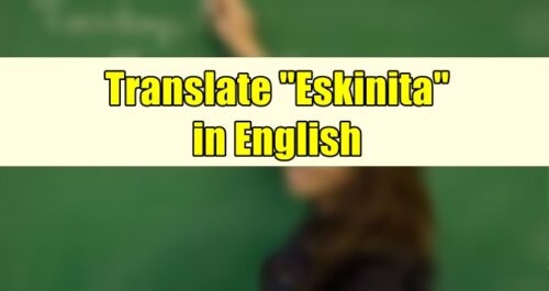 Eskinita in English