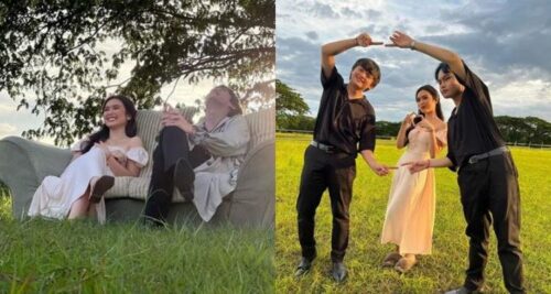 Francine Diaz and Seth Fedelin