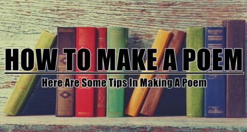 How To Make A Poem