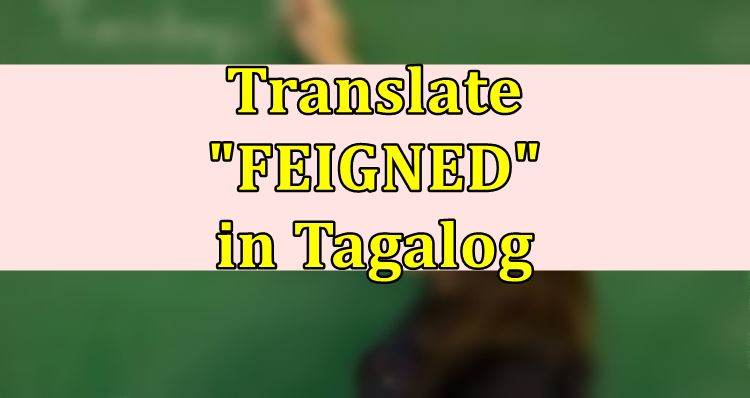feigned