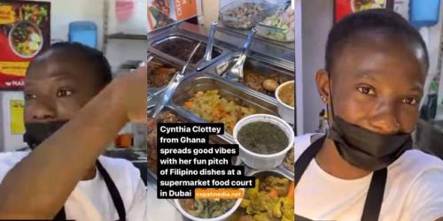 African Vendor, Filipino Food