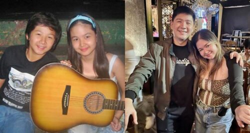 Eliza Pineda and Joshua Dionisio