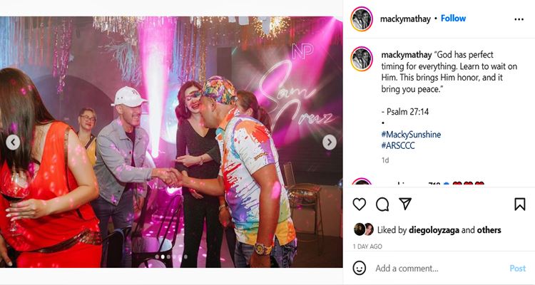 Macky Mathay and Cesar Montano