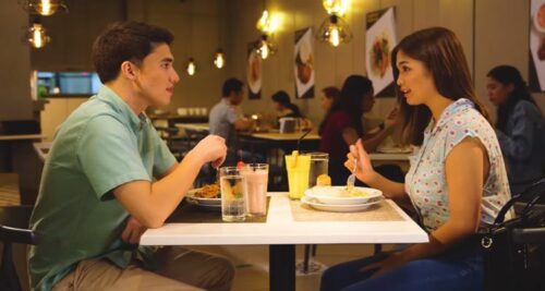 Markus Paterson and Heaven Peralejo